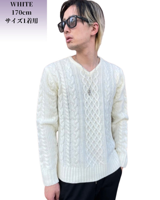 アクリル ケーブル Vニット(Unisex/ユニセックス)