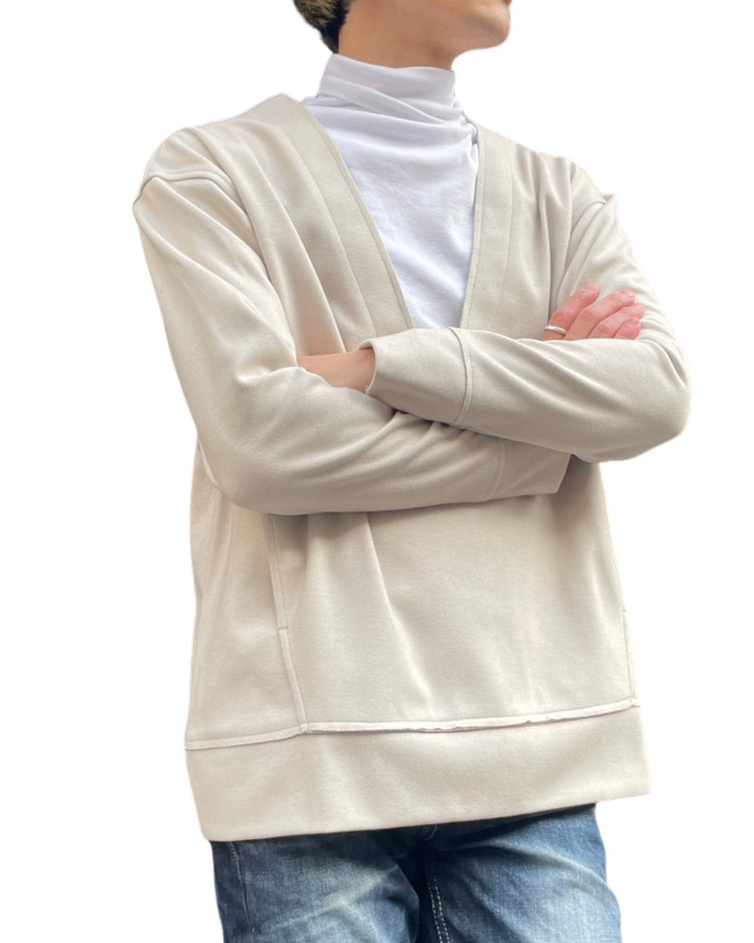 ピーチスキン 深Vネック プルオーバー(Unisex/ユニセックス)