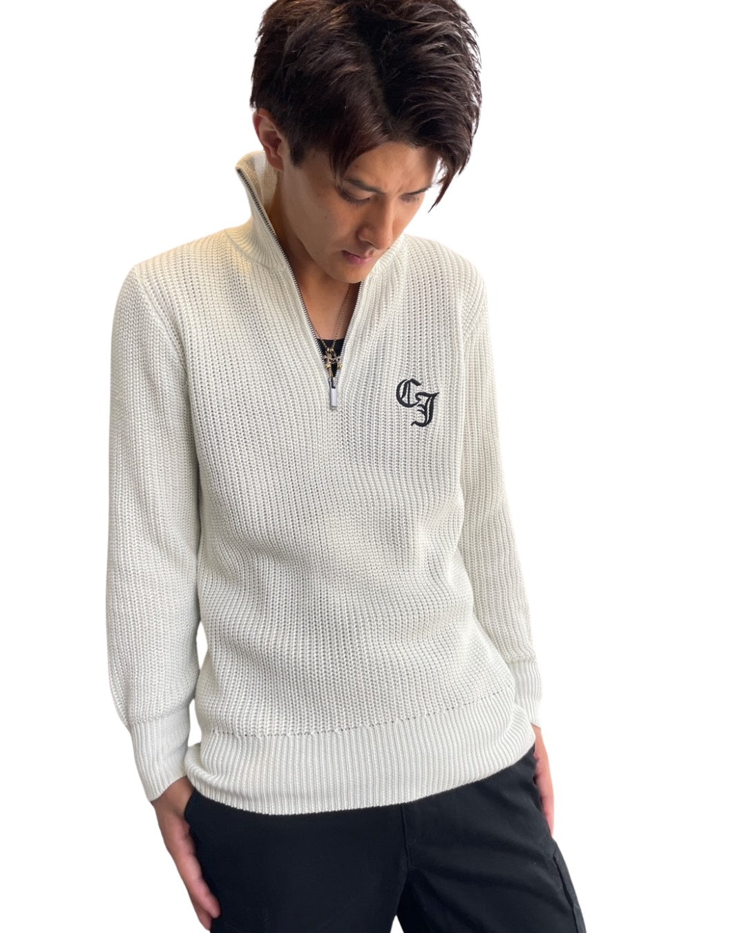 ニット ハーフジップ(Unisex/ユニセックス)