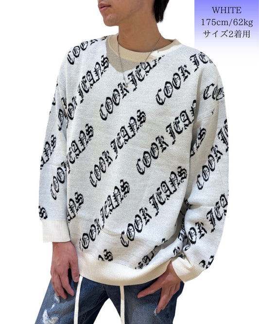 バイアス CJ ロゴ ニット(Unisex/ユニセックス)