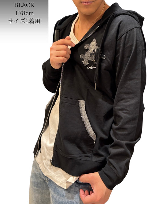 ダガー ジップパーカー(Unisex/ユニセックス)