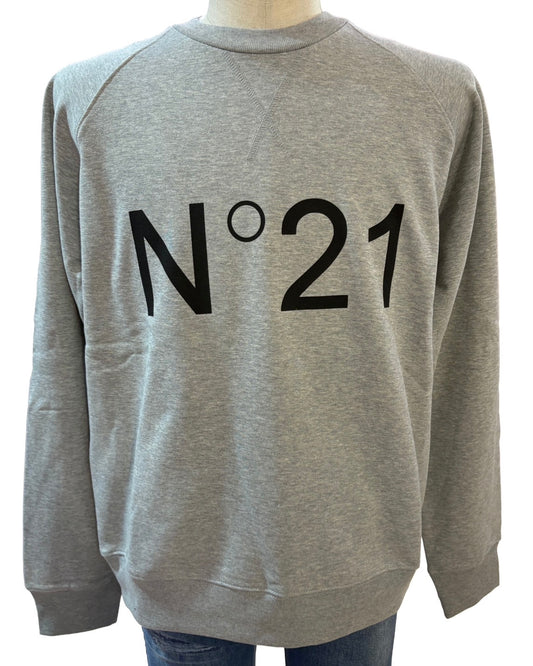 ヌメロ ヴェントゥーノ N°21 ロゴプリント 長袖トレーナー(Unisex/ユニセックス)