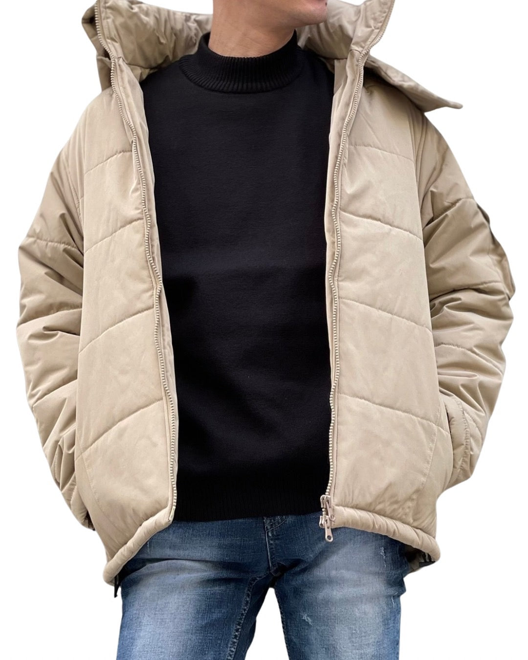 中綿 フード ジャケット(Unisex/ユニセックス)