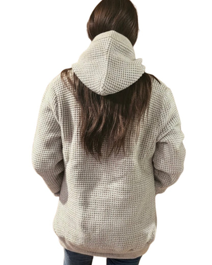 ワッフル ニット ジャケット(Unisex/ユニセックス)