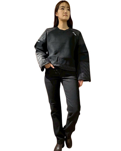 キルト コンビ クルー プルオーバー(Unisex/ユニセックス)