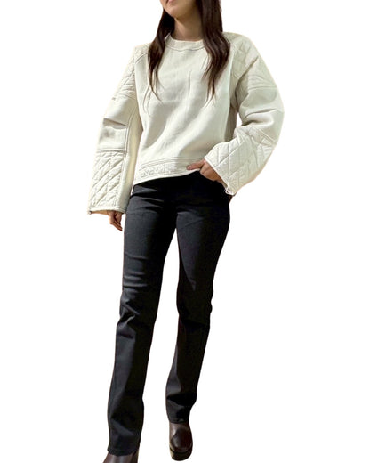 キルト コンビ クルー プルオーバー(Unisex/ユニセックス)