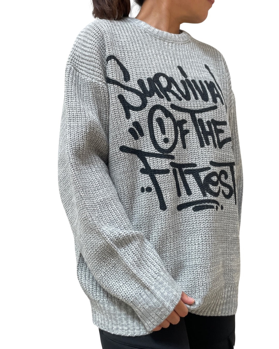 COOKJEANS クックジーンズ FITTEST プリント ニット(Unisex/ユニセックス)