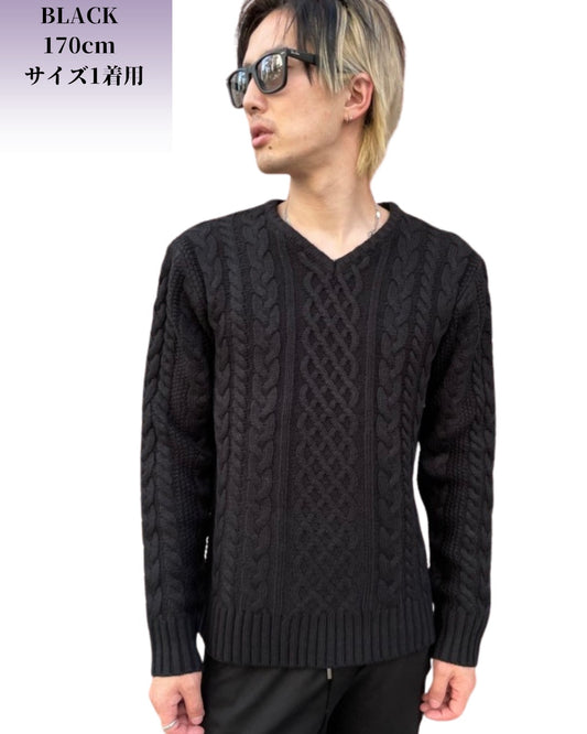 アクリル ケーブル Vニット(Unisex/ユニセックス)