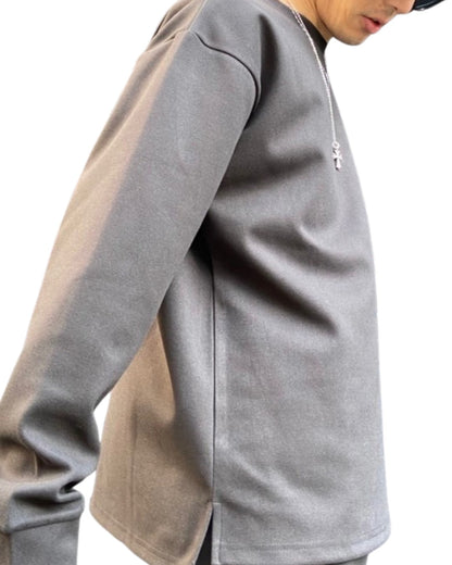 ピーチスキン クルーネック ロンＴ(Unisex/ユニセックス)