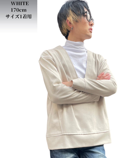 ピーチスキン 深Vネック プルオーバー(Unisex/ユニセックス)