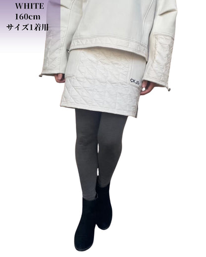 クックジーンズ キルト コンビ スカート(Ladys/レディース)