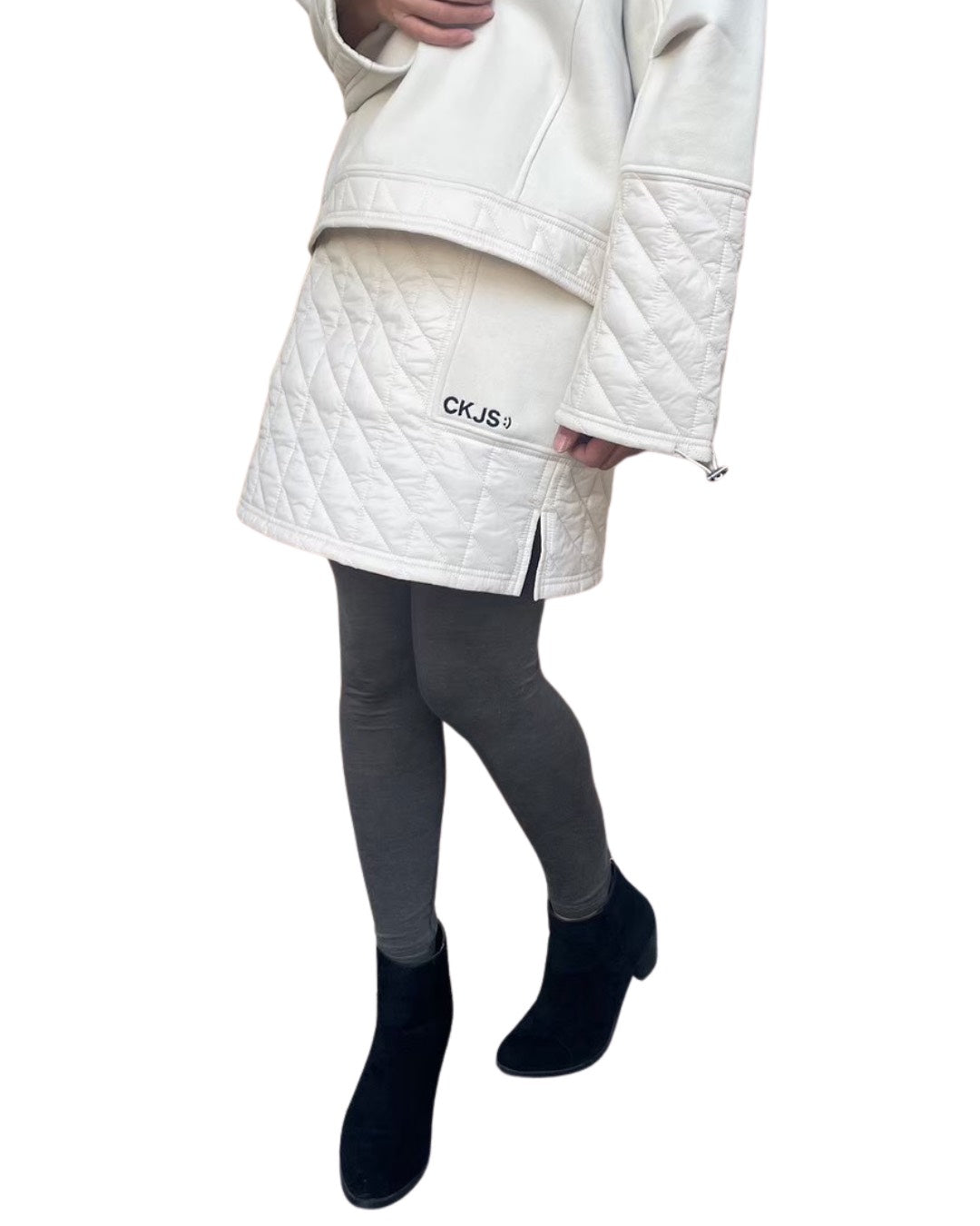 クックジーンズ キルト コンビ スカート(Ladys/レディース)