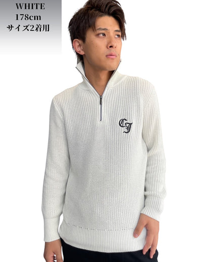 ニット ハーフジップ(Unisex/ユニセックス)