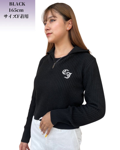 ニット ハーフジップ(Unisex/ユニセックス)