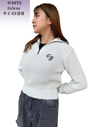 ニット ハーフジップ(Unisex/ユニセックス)