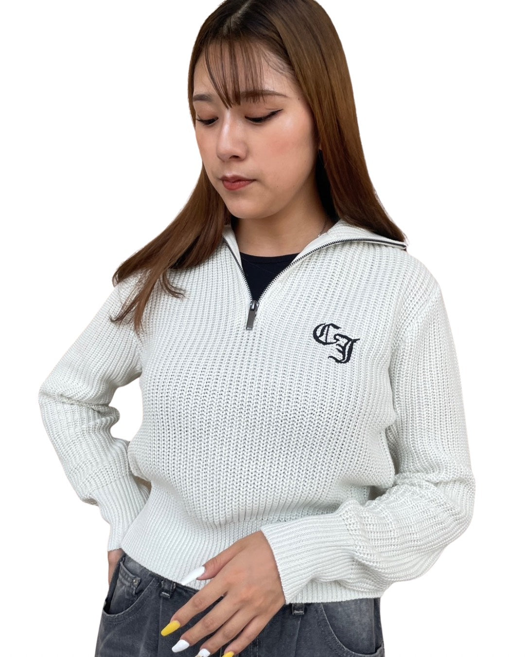 ニット ハーフジップ(Unisex/ユニセックス)