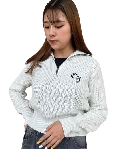 ニット ハーフジップ(Unisex/ユニセックス)