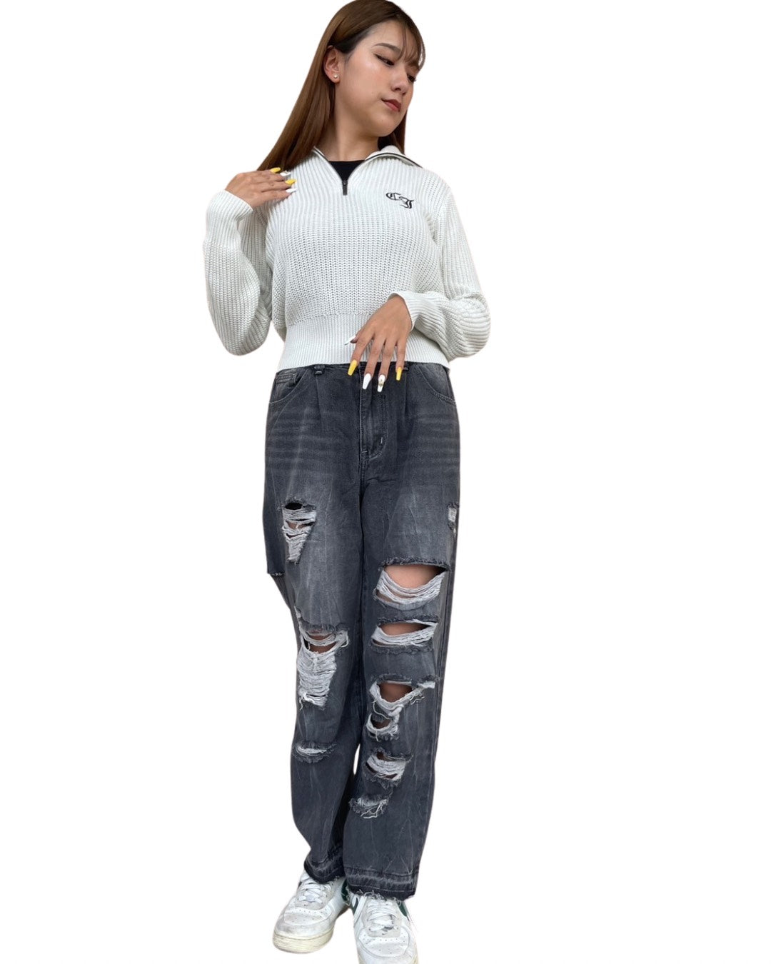 ニット ハーフジップ(Unisex/ユニセックス)