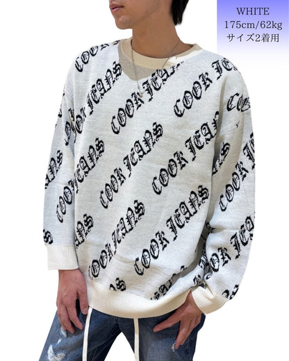 バイアス CJ ロゴ ニット(Unisex/ユニセックス)