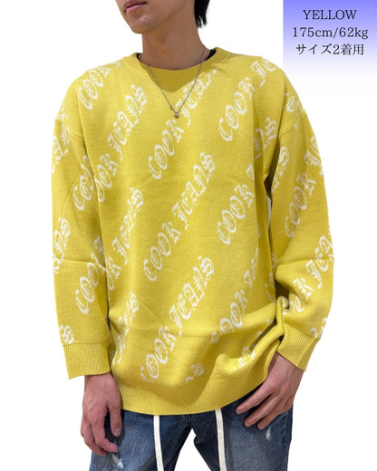 バイアス CJ ロゴ ニット(Unisex/ユニセックス)