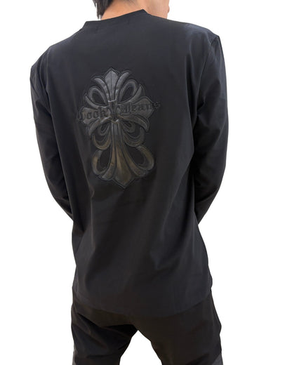 PUダガークロス Vネック ロンT(Unisex/ユニセックス)