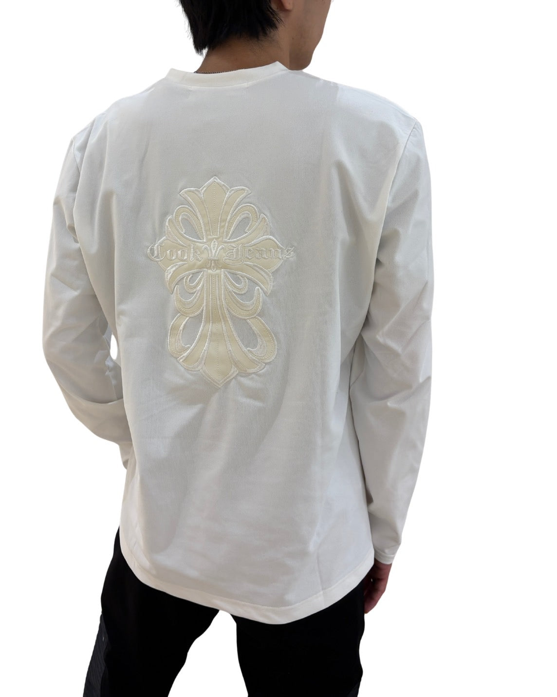 PUダガークロス Vネック ロンT(Unisex/ユニセックス)