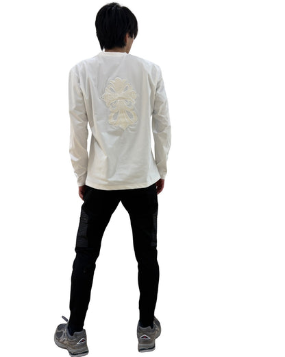 PUダガークロス Vネック ロンT(Unisex/ユニセックス)