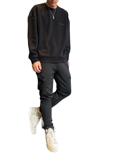 刺繍入り クルー トレーナー(Unisex/ユニセックス)