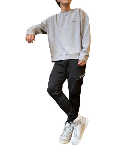 刺繍入り クルー トレーナー(Unisex/ユニセックス)