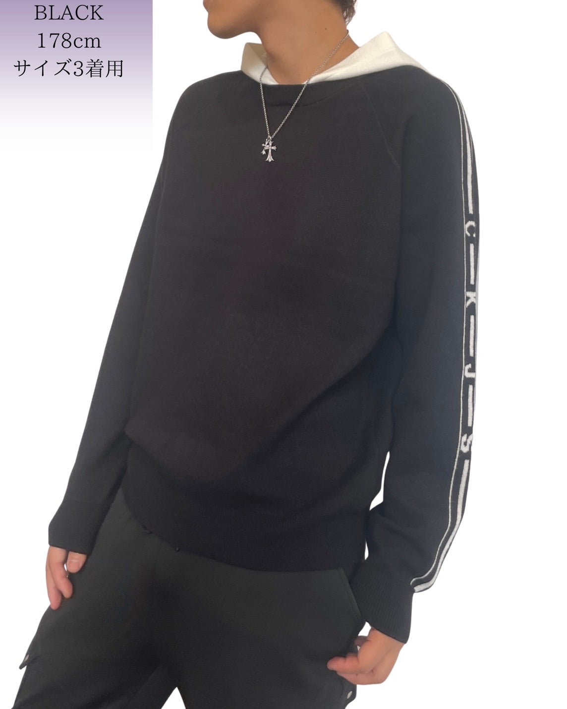 袖ライン CKJS ロゴ パーカー(Unisex/ユニセックス)