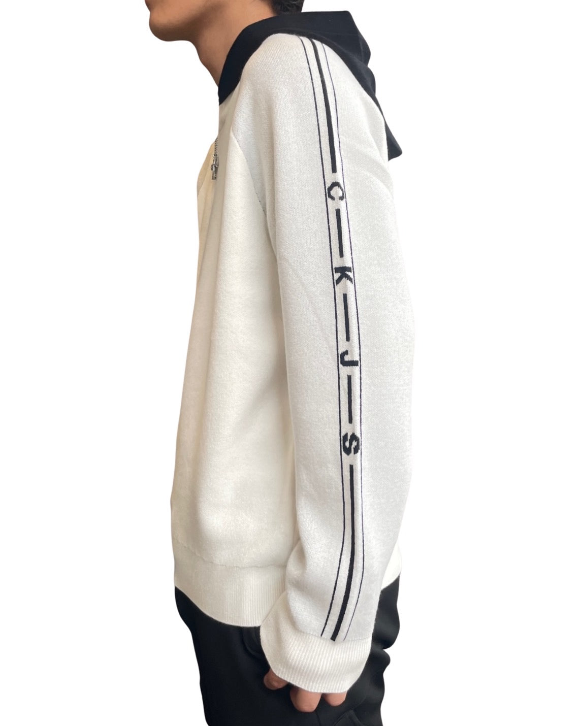 袖ライン CKJS ロゴ パーカー(Unisex/ユニセックス)