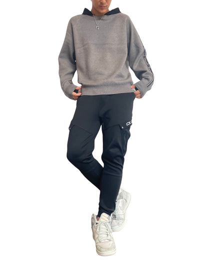 袖ライン CKJS ロゴ パーカー(Unisex/ユニセックス)