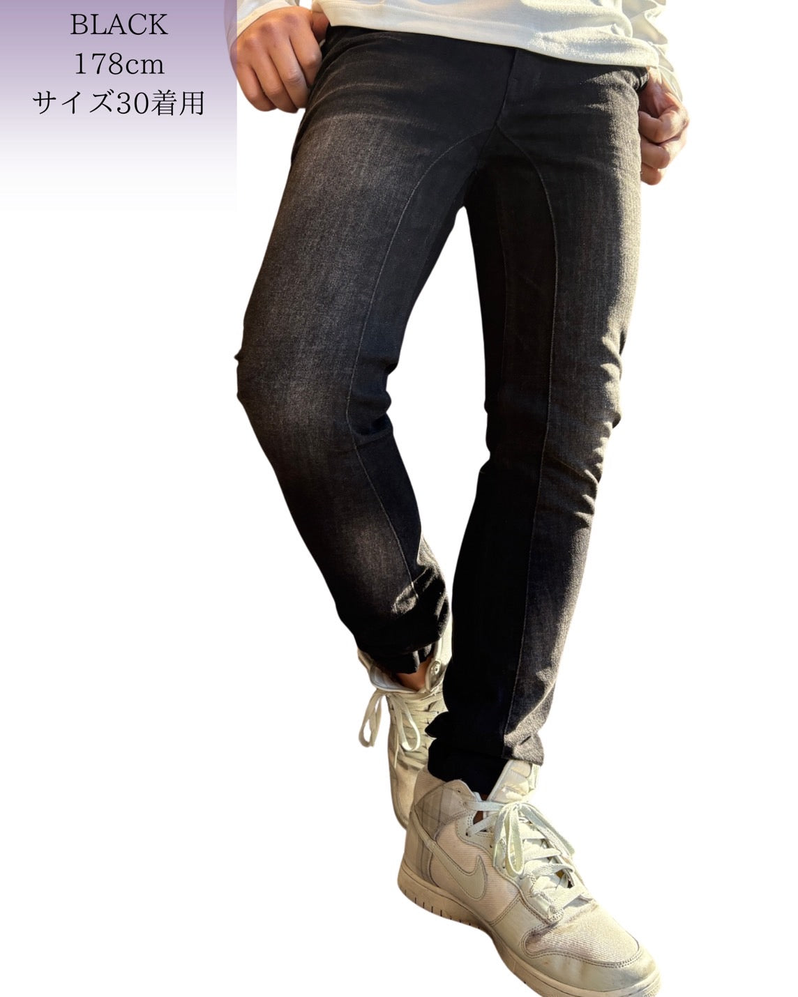 ブラック TOLOWA パンツ (Unisex/ユニセックス)