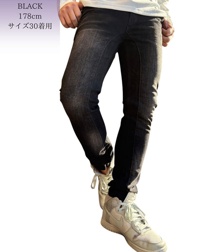 ブラック TOLOWA パンツ (Unisex/ユニセックス)