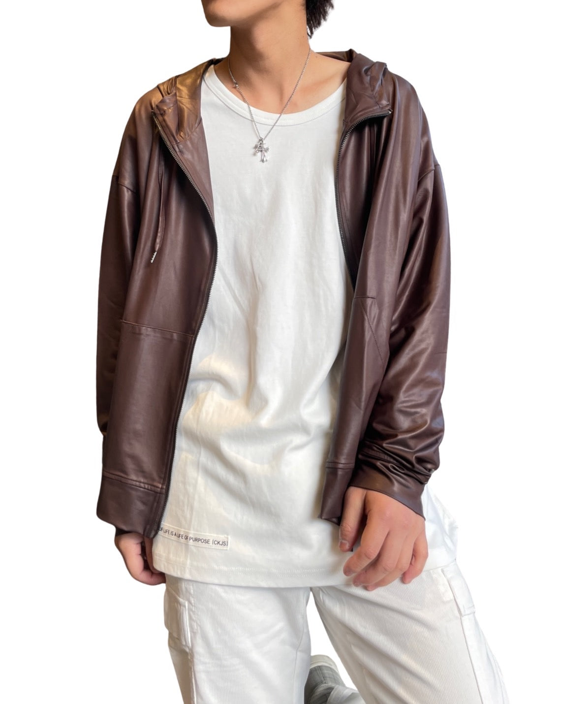 コーティング ジップパーカー(Unisex/ユニセックス)