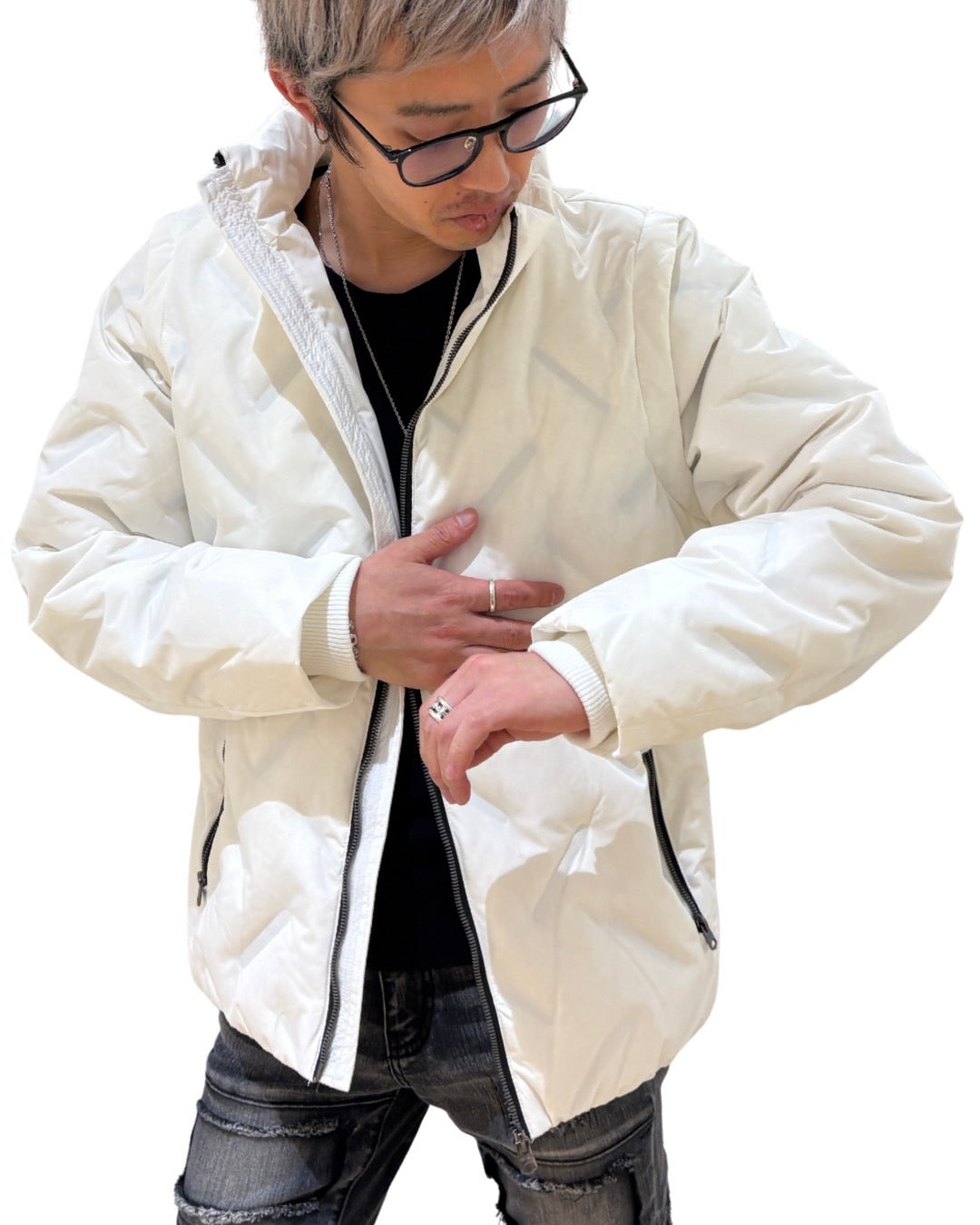 袖脱着 2WAY ダウン ジャケット(Unisex/ユニセックス)