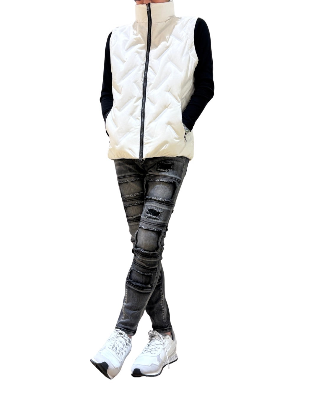 袖脱着 2WAY ダウン ジャケット(Unisex/ユニセックス)