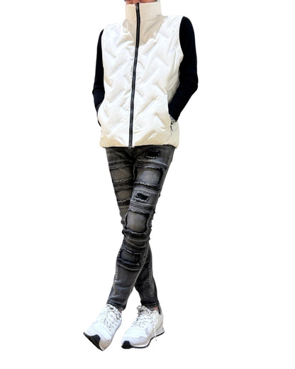 袖脱着 2WAY ダウン ジャケット(Unisex/ユニセックス)