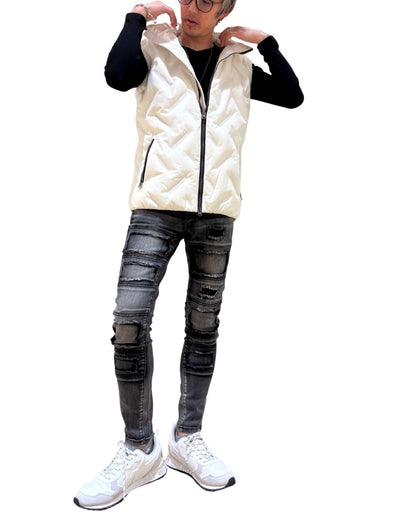 袖脱着 2WAY ダウン ジャケット(Unisex/ユニセックス)