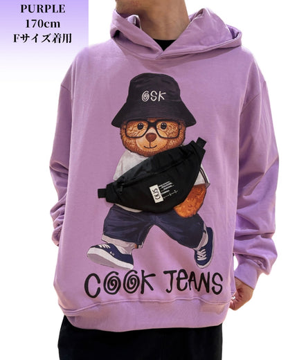 CJバッグ ベアー パーカー(Unisex/ユニセックス)