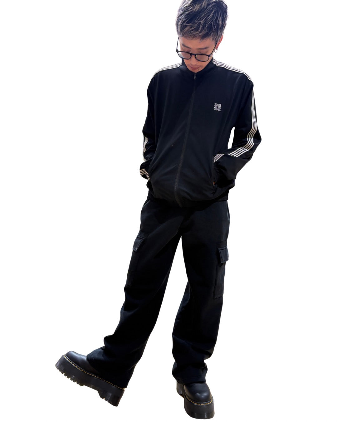 製品染カーゴコンビパンツ(Unisex/ユニセックス)