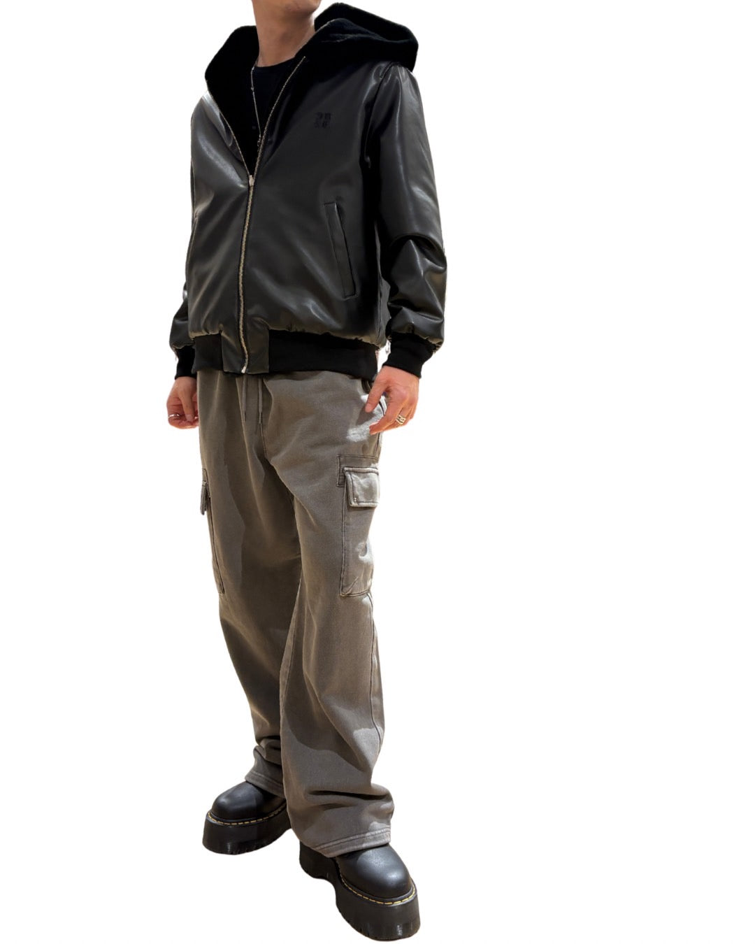 製品染カーゴコンビパンツ(Unisex/ユニセックス)