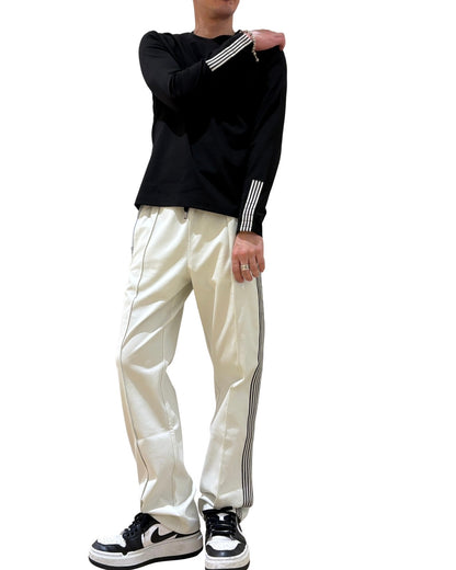 袖口 テープ ロンT(Unisex/ユニセックス)