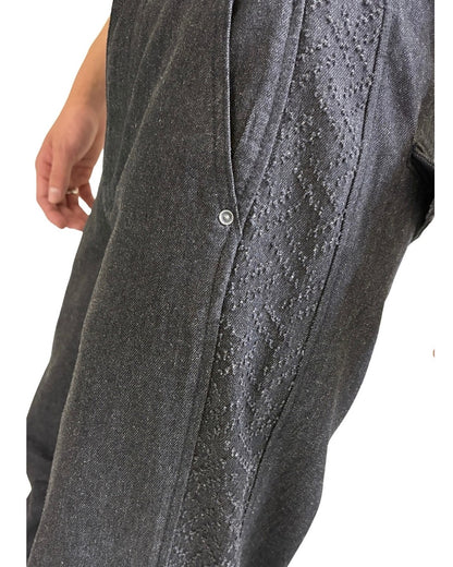 サイド切替 膝タックデニムパンツ(Mens/メンズ)