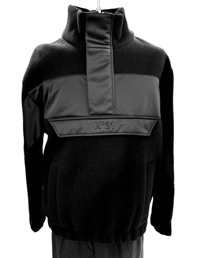 ヌメロ ヴェントゥーノ N°21 フリース ナイロン ハーフジップ(Ｍens/メンズ)