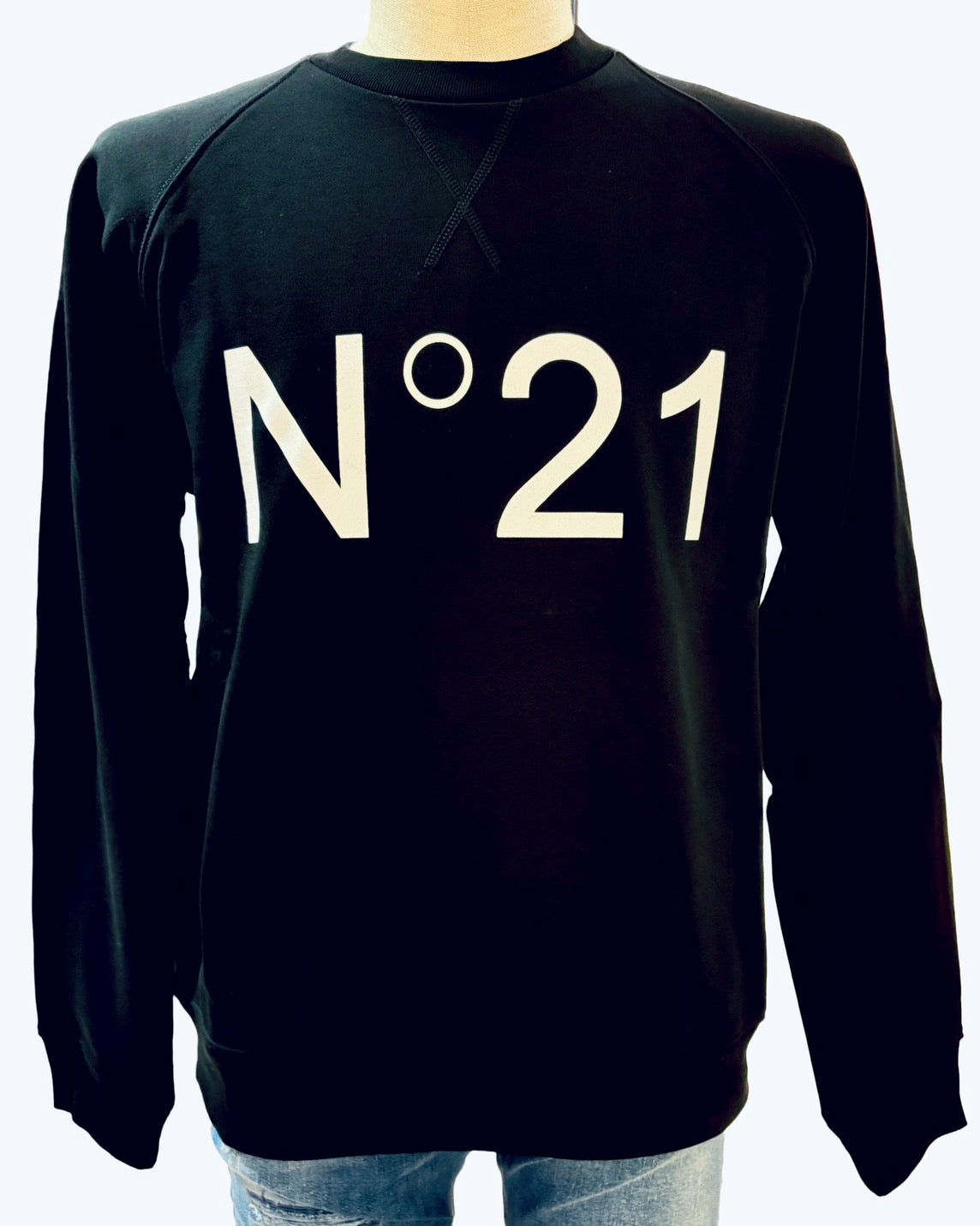 ヌメロ ヴェントゥーノ N°21 ロゴプリント  長袖トレーナー(Unisex/ユニセックス)