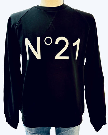 ヌメロ ヴェントゥーノ N°21 ロゴプリント  長袖トレーナー(Unisex/ユニセックス)