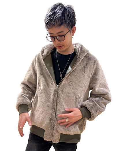 リバーシブル ファージャケット(Unisex/ユニセックス)