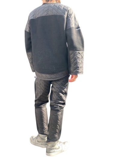 キルト コンビ クルー プルオーバー(Unisex/ユニセックス)