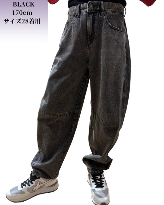 バイカラー デニムパンツ(Unisex/ユニセックス)